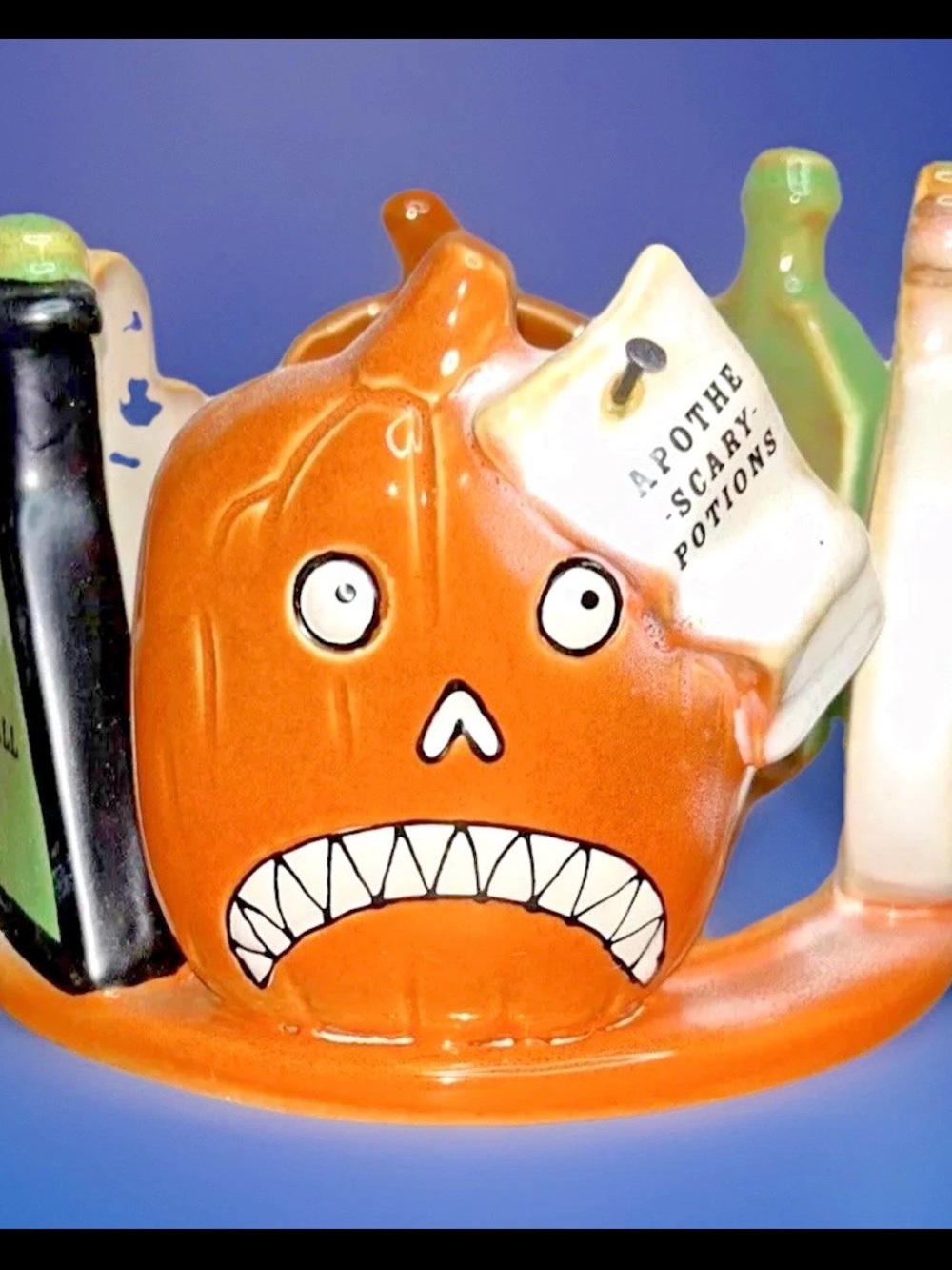 YANKEE CANDLE Apothescary Boney Bunch Pharmacy Potions Lrg Jar Holder Halloween